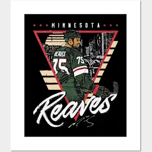 Ryan Reaves Minnesota Triangle Retro Posters and Art